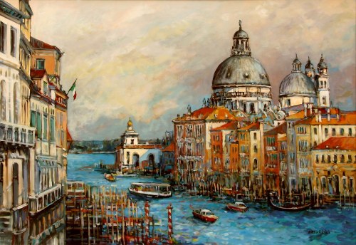 WENECJA, CANAL GRANDE, 2018, Piotr Rembieliński