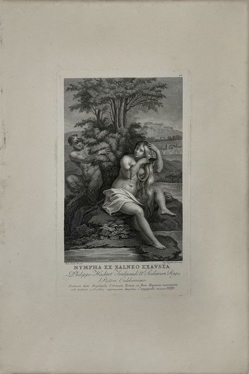 Nimfa w kąpieli (tyt. oryg.: „Nymphe ex balneo exausta”), ok. 1800, Rafael Santi