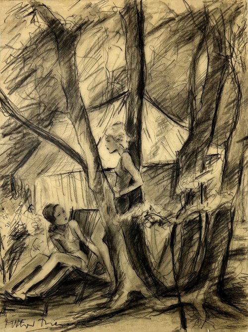 Ploteczki pod namiotem, lata '30 - '40 XX w., Victor Friese
