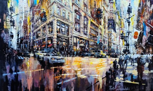 Metropolis. New York 5th Ave. W 20th street, 2025, Piotr Zawadzki