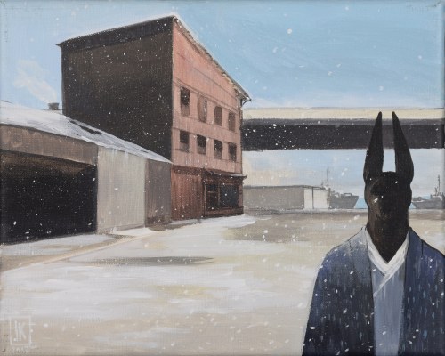 Anubis w Japonii (port), 2017, Joanna Karpowicz