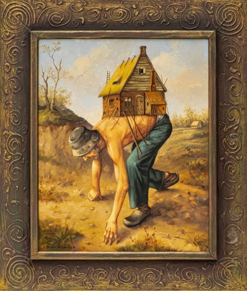 Przemyślenia nad zmianą miejsca, 2007, Dariusz Miliński