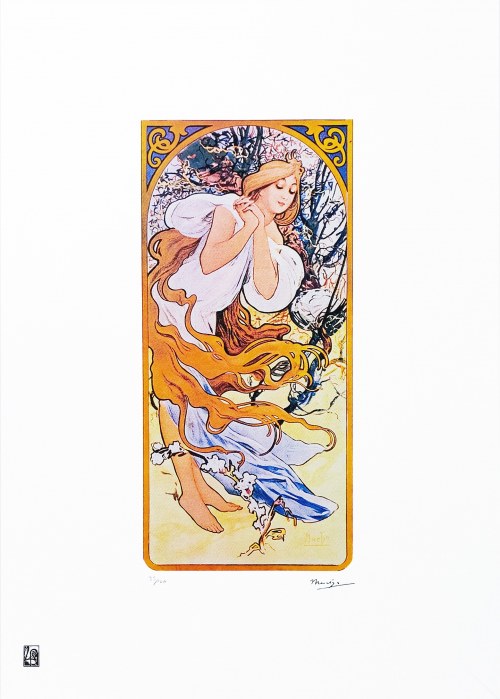 Wiosna, Alfons Mucha