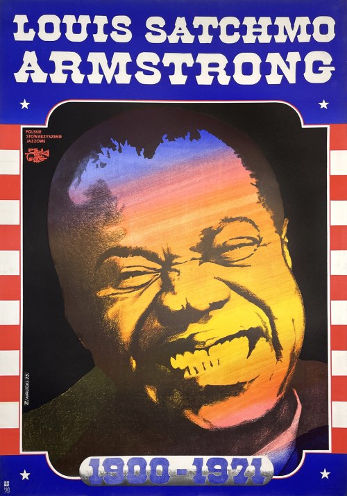 Louis Satchmo Armstrong 1900-1971, 1975, Zdzisław Walicki
