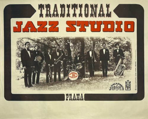 foto: Karel BENES, Traditional Jazz Studio, Praha, Suprapfon, lata 70., Joska Skalnik