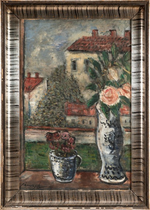 Martwa natura na tle architektury, Emil Schinagel