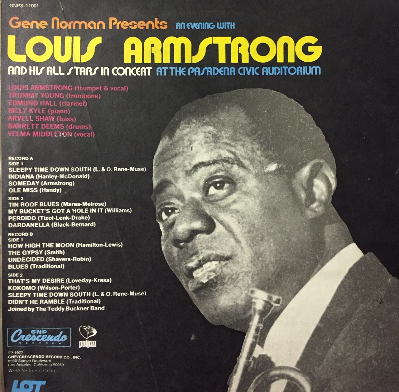 Louis Armstrong "Louis Armstrong And His All Stars"