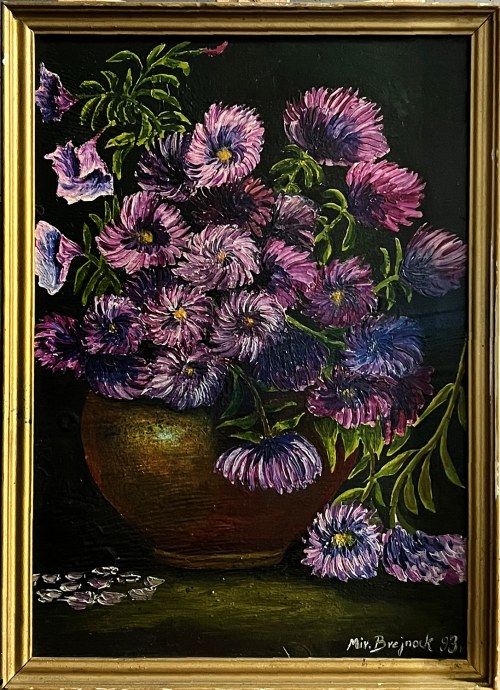 Astry w wazonie, 1993, Mir. Brejnak