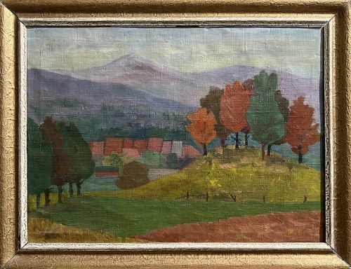 Pejzaż podgórski, D. Gajny-Przybyska