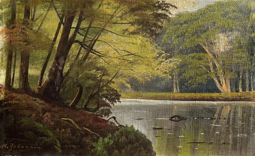 Staw w lesie, Arne Johansen