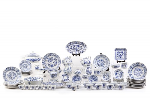 WZÓR CEBULI, 90 ELEMENTÓW | DUBÍ (CZESKI), Zestaw Porcelany
