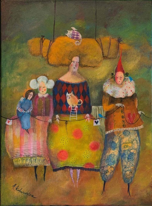 z cyklu Grupa wsparcia, 2023, Hanna Kotewicz