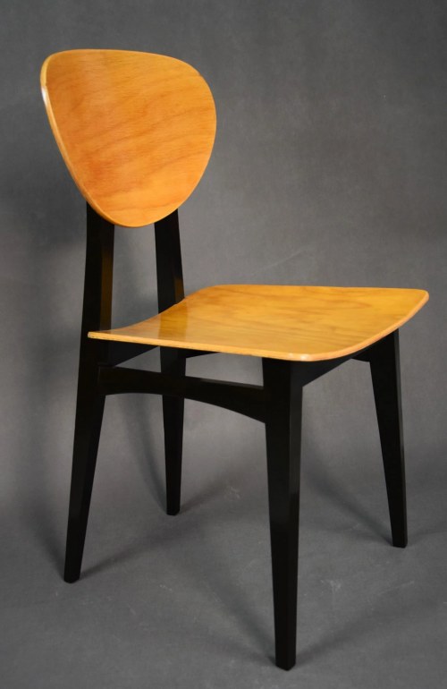 , proj. Zbigniew WRÓBLEWSKI, IWP, Warszawa, 1957 r., Krzesło Typ 297