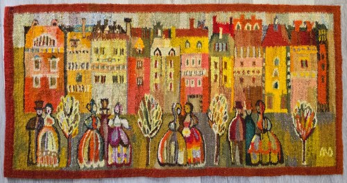 Gobelin "Mieszczaństwo", lata 70-te., Maria Domańska