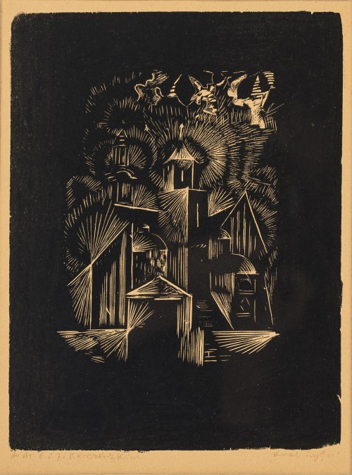 Wawel fantastyczny - iluminacja, po 1945, Zygmunt Król