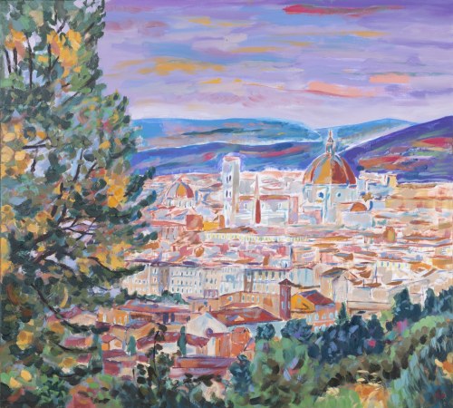 Widok na Florencję, 2025, Gabriela Paluch