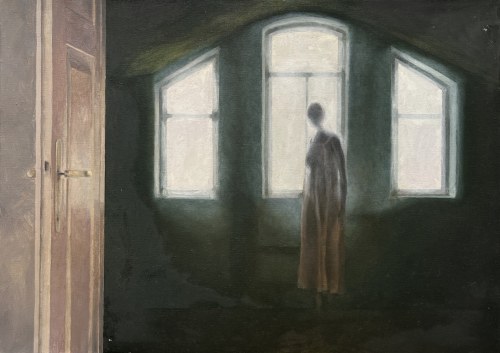 Kobieta we wnętrzu, 2007, Łukasz Leszczyński