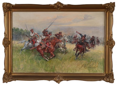 "Bitwa z Tatarami", Mieczysław Krzyżak