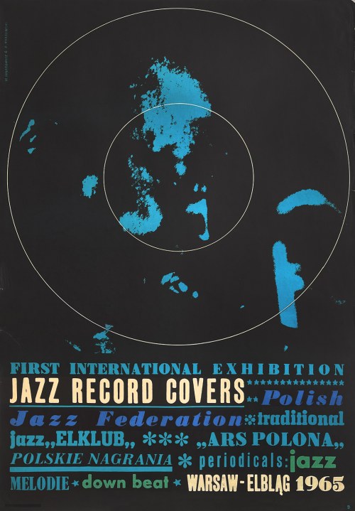 1965, proj. Maria "Mucha" IHNATOWICZ (ur. 1937), Andrzej KRAJEWSKI (1933-2018), Jazz Record Covers