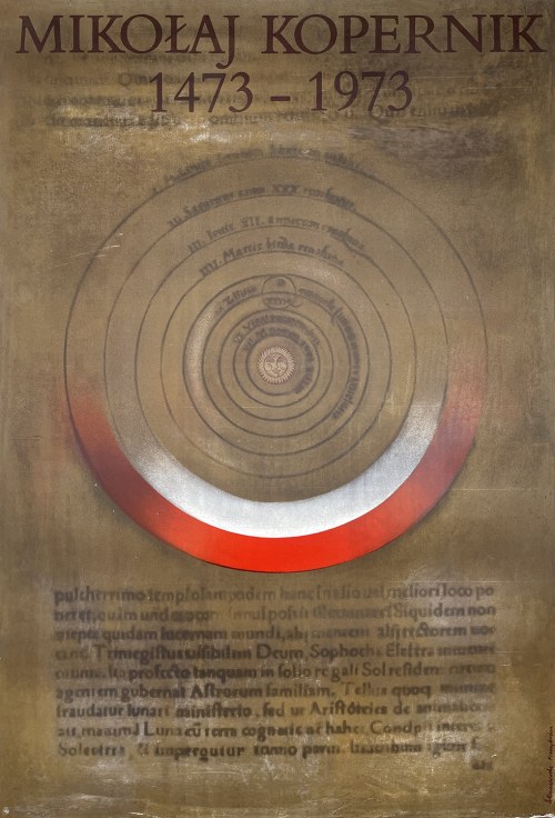 1973, proj. A.KRUCZKOWSKA-PIECZYKOLAN, Mikołaj Kopernik 1473-1973