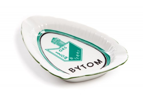 Porcelana "Włocławek", Popielniczka: GKS Szombierki Bytom