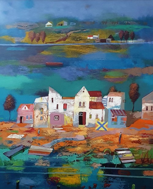 Między jeziorami, 2019, Jerzy Wojciech Bielecki