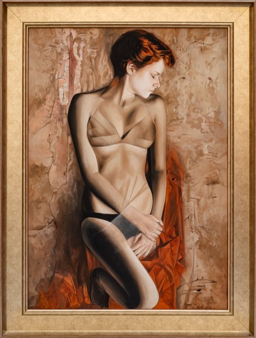 Kobieta o rudych włosach II, 2014, Paulina Wilk