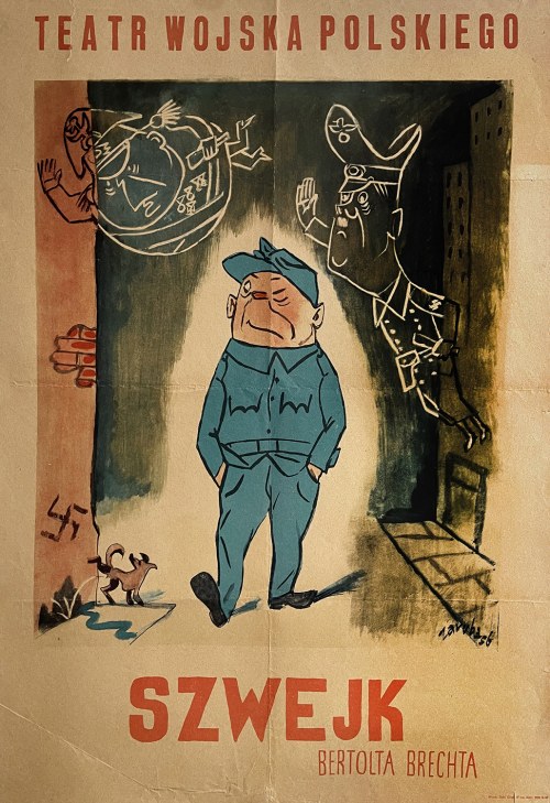 Szwejk, Teatr Wojska Polskiego, 1956, Jerzy Zaruba