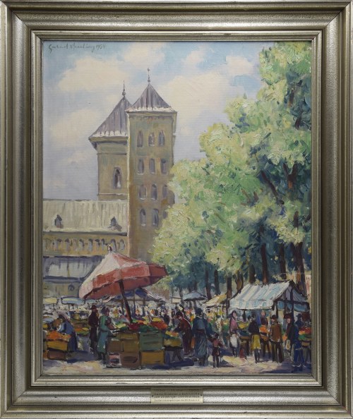 Kościół w mieście, 1954, Gerhard Sperling