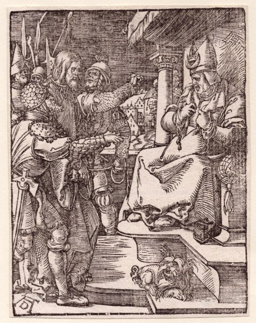 Jezus przed Kajfaszem, Albrecht Dürer