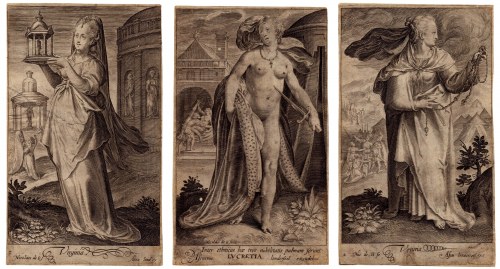 Virginia | Veturia | Lucretia, Nicolaes de Bruyn