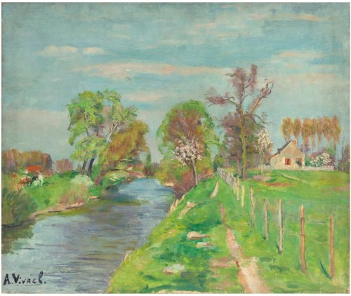 Pejzaż, André Léon Vivrel