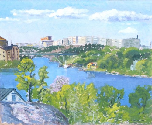 Widok na Kopenhagę, 1943, Dan Martin
