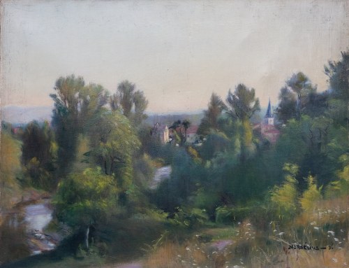 Pejzaż z Auvergne, 1936, Eric Norselius