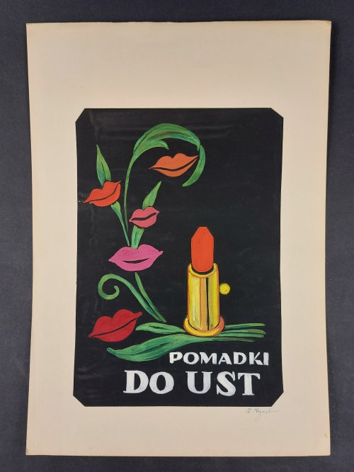 Projekt reklamy Pomadki do ust, Z. Kryńska