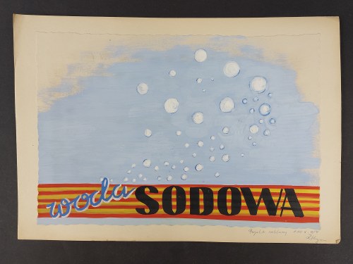 Projekt reklamy Woda Sodowa, Z. Kryńska