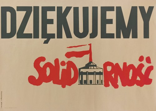 A. PAWLUKIEWICZ, Dziekujemy Solidarność, 1989, Z. Kulczycki