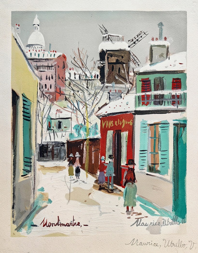 Maurice Utrillo (1883-1955), Le Moulin de la Galette, 1947 - Vente