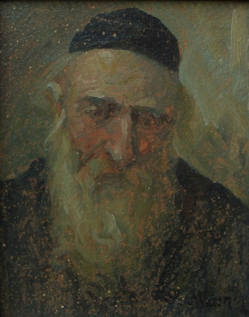 Mejzner], Portret starego Żyda, Salomon Meisner