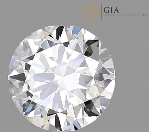 35 CT E VS2 - GIA, DIAMANTE NATURALE 0