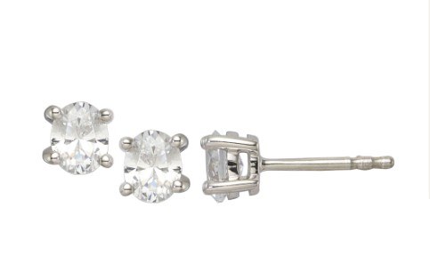 60 GR CON DIAMANTI CLER230020-050 lab, ORECCHINI IN ORO 0