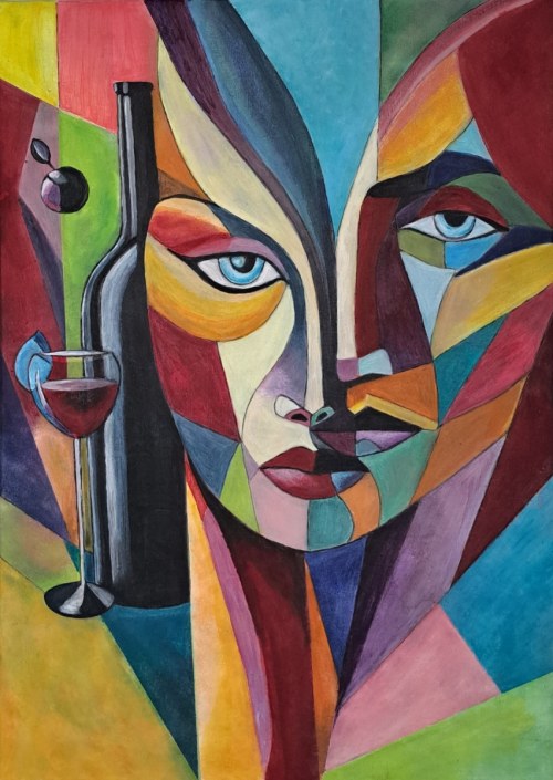 Red wine, 2025, Anna Stawarz