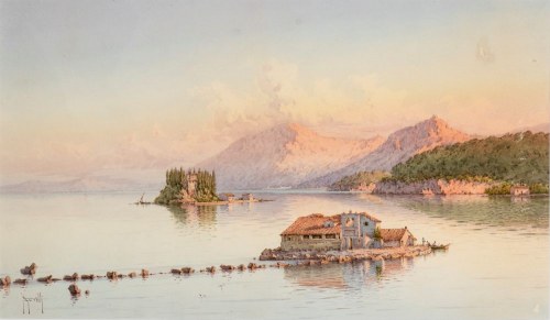 Widok na Corfù, Spyridon Scarvelli