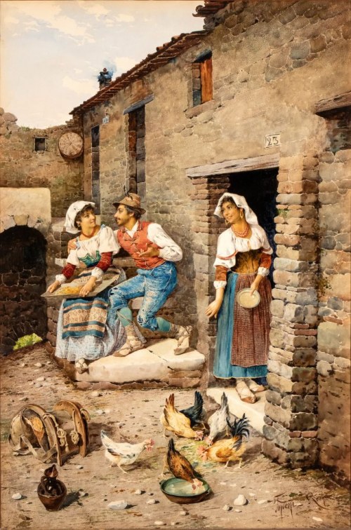 Scena chłopska, Filippo Indoni