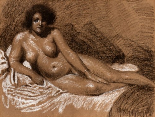 Akt w pozycji leżącej, Theophile Alexandre Steinlen