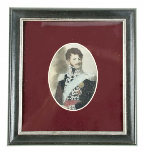 XIX w., Miniatura Książę Józef Poniatowski W Mundurze Generalskim