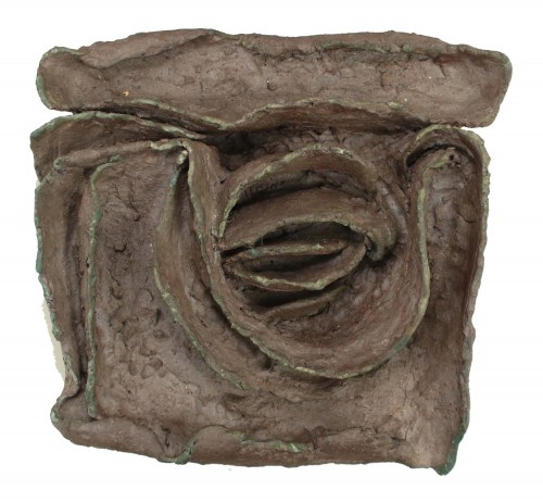 Róża" płaskorzeźba, 1972, Anna Krzymańska