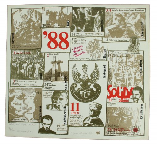 1987, Plakat Solidarność Sygn. Jan Arski
