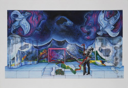 Projekt scenografii do "Antygona - TERAZ", Janusz Kijański