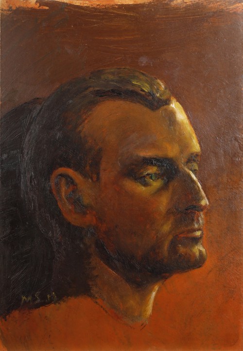 Portret mężczyzny, 1954, Maria Stępińska